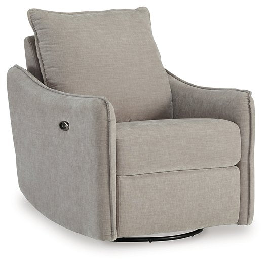 McBurg Swivel Power Recliner - Furniture 4 Less (Jacksonville, NC)