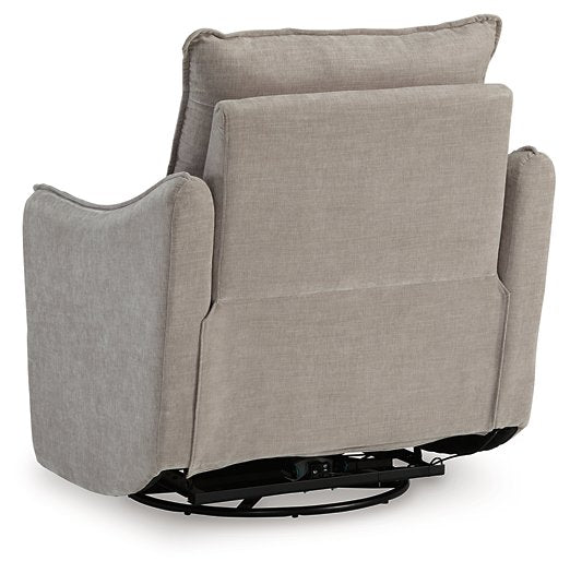 McBurg Swivel Power Recliner - Furniture 4 Less (Jacksonville, NC)