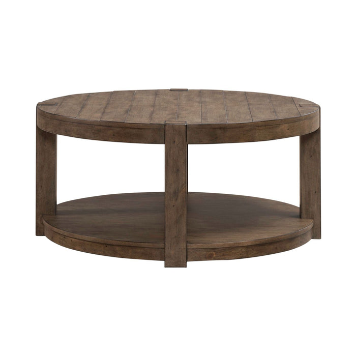 Broadmore Round Cocktail Table - Furniture 4 Less (Jacksonville, NC)