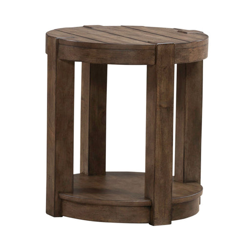 Broadmore Round Chairside Table - Furniture 4 Less (Jacksonville, NC)