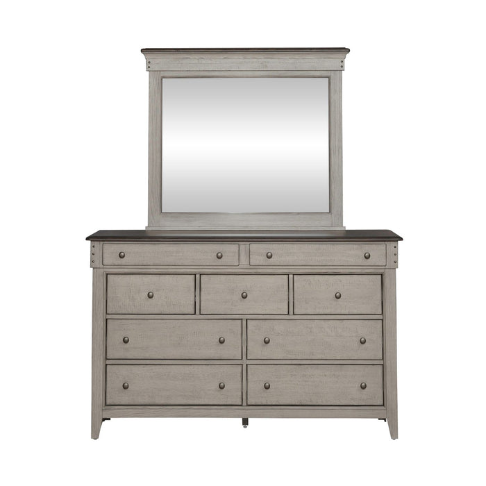 Ivy Hollow Dresser & Mirror - Furniture 4 Less (Jacksonville, NC)
