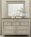 Liberty Furniture Ivy Hollow Landscape Mirror in Weathered Linen - Furniture 4 Less (Jacksonville, NC)