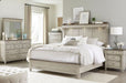 Liberty Furniture Ivy Hollow King Mantle Bed in Weathered Linen - Furniture 4 Less (Jacksonville, NC)