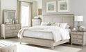 Liberty Furniture Ivy Hollow King Panel Bed in Weathered Linen - Furniture 4 Less (Jacksonville, NC)