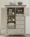 Liberty Furniture Ivy Hollow Door Chest in Weathered Linen - Furniture 4 Less (Jacksonville, NC)