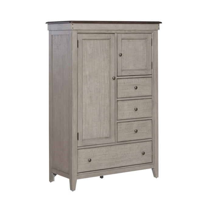 Ivy Hollow Door Chest in Weathered Linen - Furniture 4 Less (Jacksonville, NC)