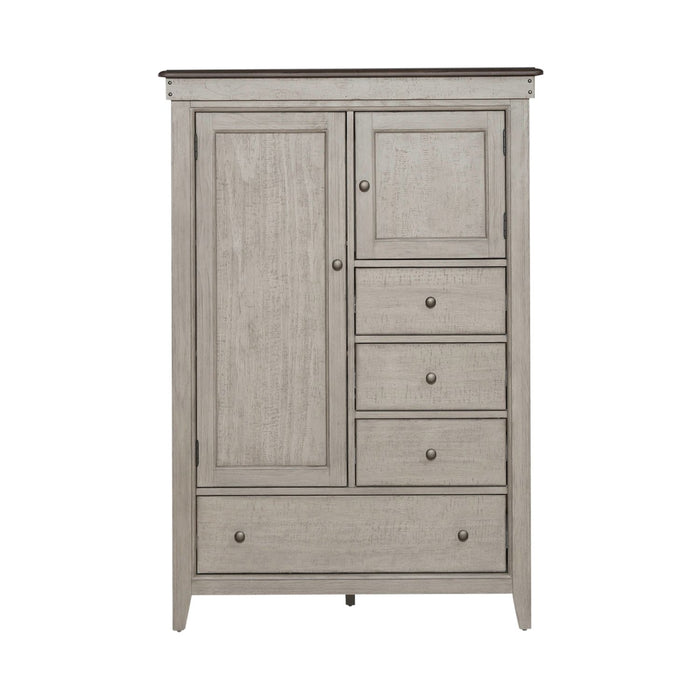 Ivy Hollow Door Chest in Weathered Linen - Furniture 4 Less (Jacksonville, NC)