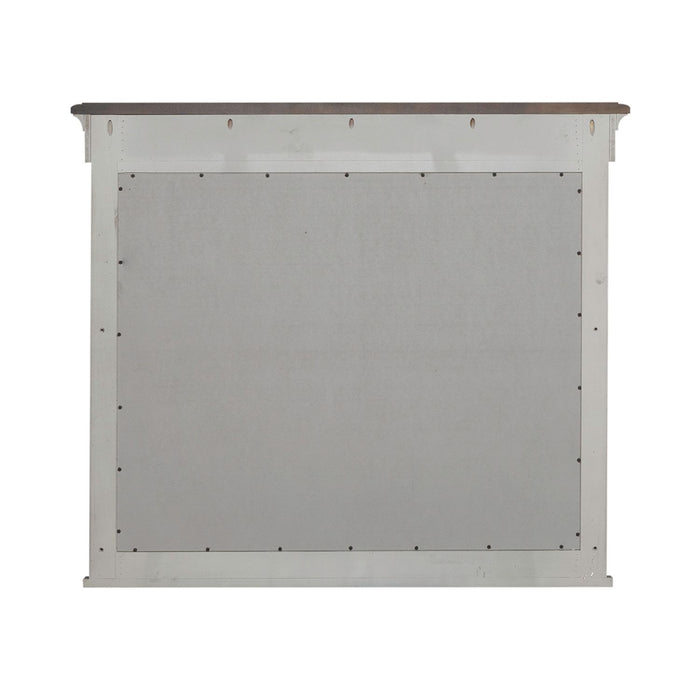 Ivy Hollow Landscape Mirror in Weathered Linen - Furniture 4 Less (Jacksonville, NC)