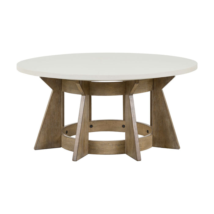 Berkley Square Round Cocktail Table - Furniture 4 Less (Jacksonville, NC)