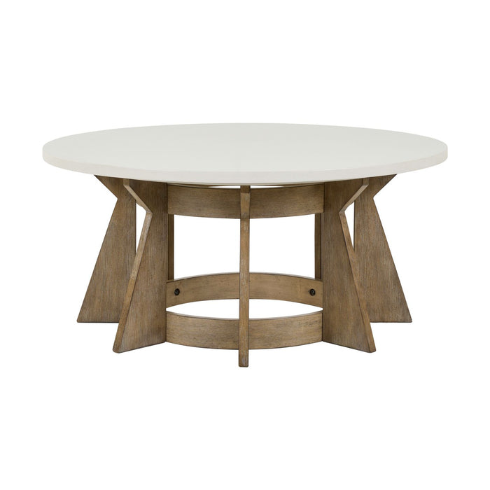 Berkley Square Round Cocktail Table - Furniture 4 Less (Jacksonville, NC)