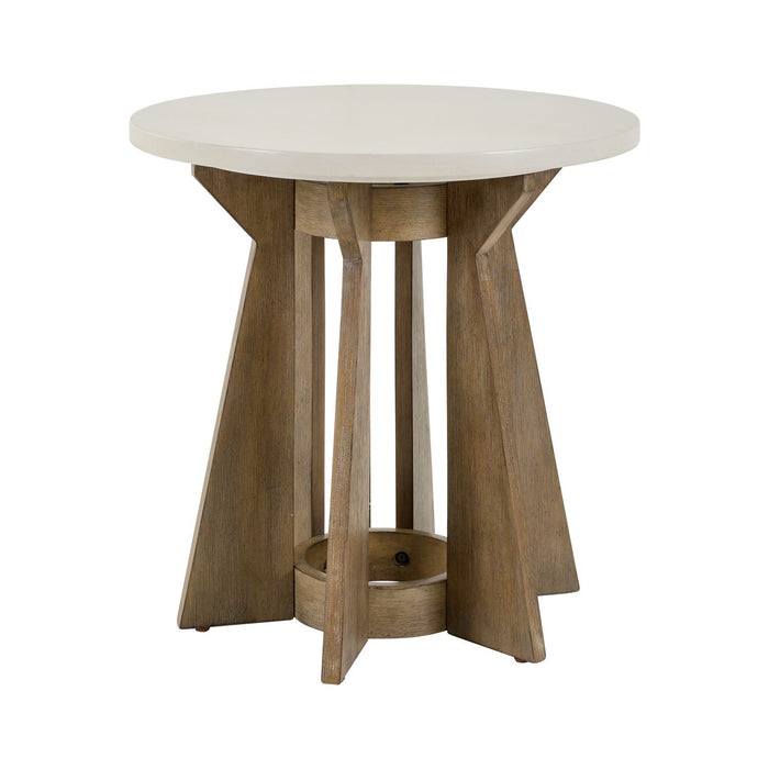 Berkley Square Round End Table - Furniture 4 Less (Jacksonville, NC)