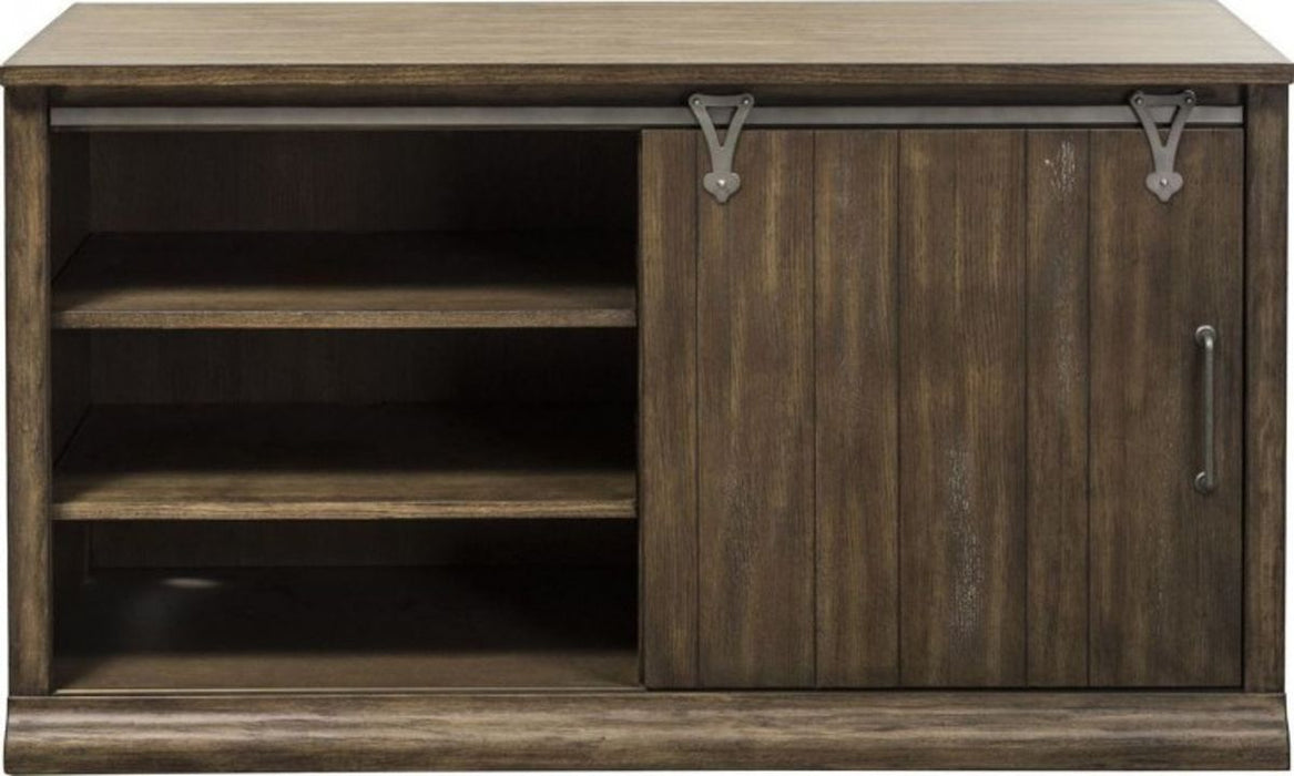 Liberty Stone Brook Computer Credenza in Rustic Saddle - Furniture 4 Less (Jacksonville, NC)
