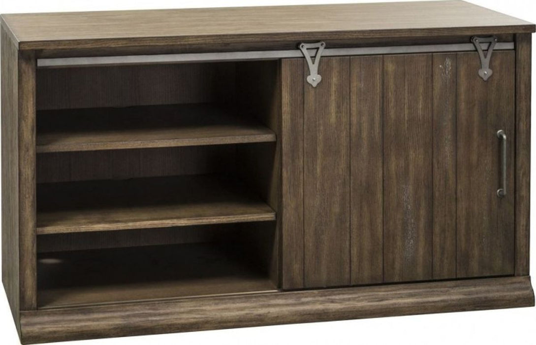 Liberty Stone Brook Computer Credenza in Rustic Saddle - Furniture 4 Less (Jacksonville, NC)