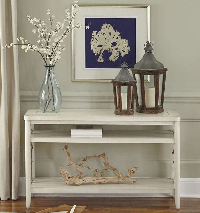Liberty Furniture Dockside II Sofa Table in White - Furniture 4 Less (Jacksonville, NC)