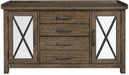 Liberty Sonoma Road Small Credenza in Weather Beaten Bark - Furniture 4 Less (Jacksonville, NC)