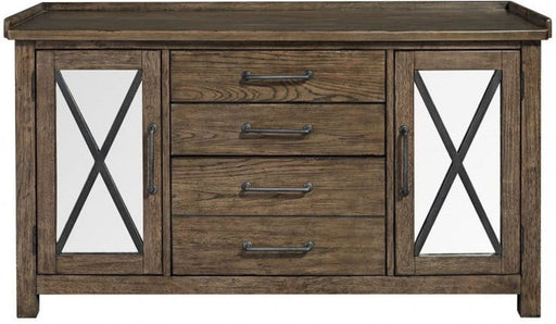 Liberty Sonoma Road Small Credenza in Weather Beaten Bark - Furniture 4 Less (Jacksonville, NC)