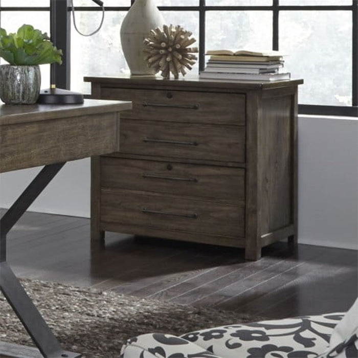 Liberty Sonoma Road Lateral File in Weather Beaten Bark - Furniture 4 Less (Jacksonville, NC)