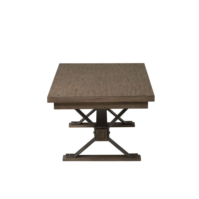 Liberty Sonoma Road Rectangular Cocktail Table in Weathered Beaten Bark - Furniture 4 Less (Jacksonville, NC)