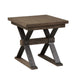 Liberty Sonoma Road End Table in Weathered Beaten Bark - Furniture 4 Less (Jacksonville, NC)