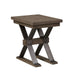 Liberty Sonoma Road Chair Side Table in Weathered Beaten Bark - Furniture 4 Less (Jacksonville, NC)