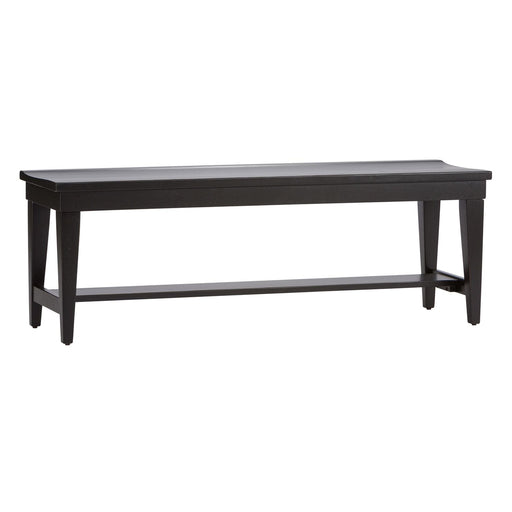 Hearthstone Bench in Black - Furniture 4 Less (Jacksonville, NC)