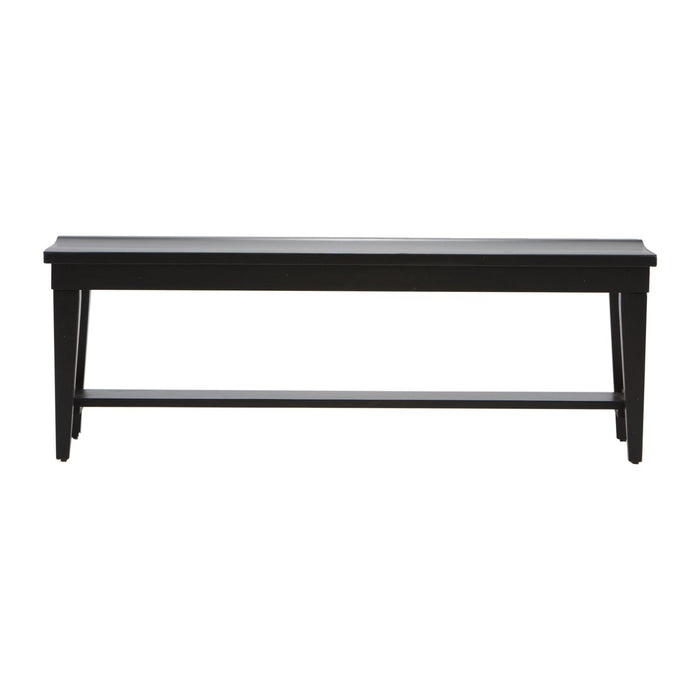 Hearthstone Bench in Black - Furniture 4 Less (Jacksonville, NC)
