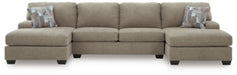 Newellen Sectional with Double Chaise - Furniture 4 Less (Jacksonville, NC)