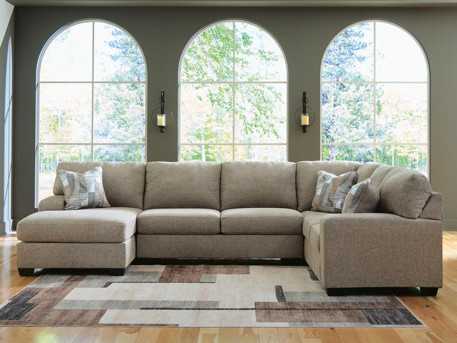 Newellen Sectional with Chaise - Furniture 4 Less (Jacksonville, NC)