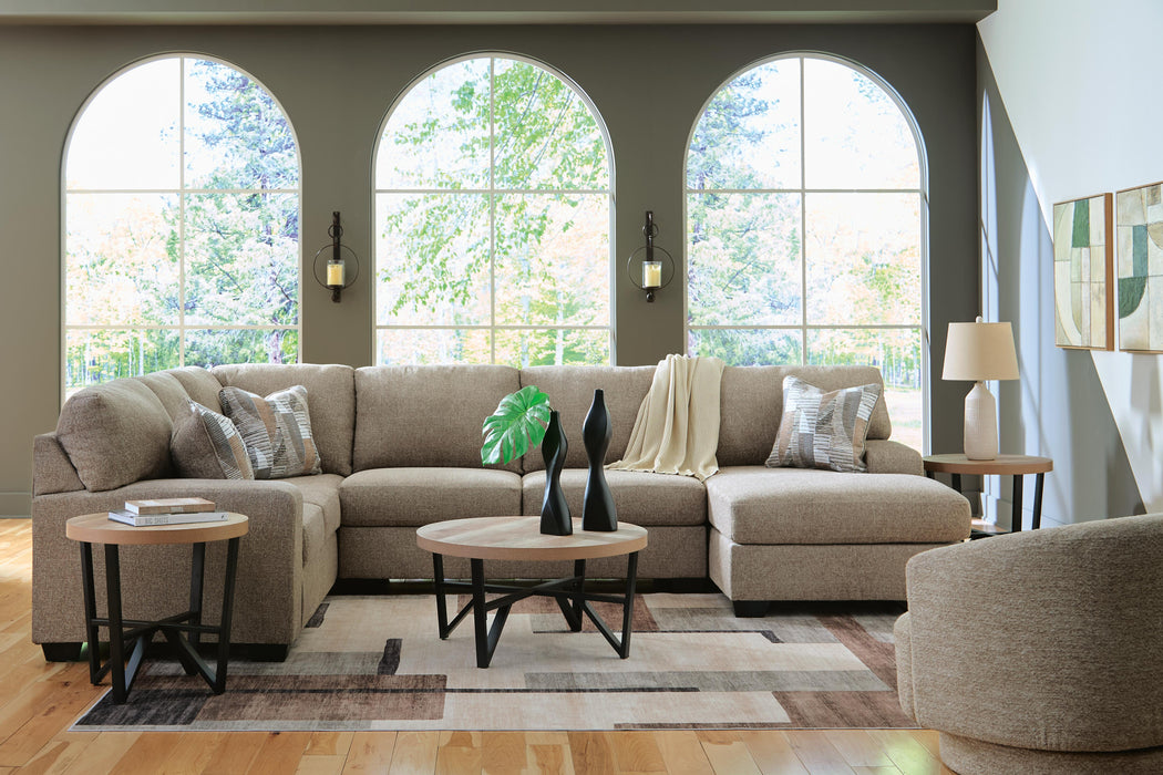 Newellen Sectional with Chaise - Furniture 4 Less (Jacksonville, NC)