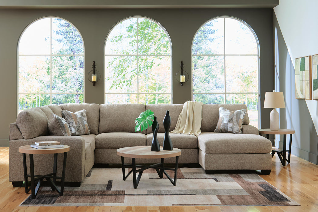 Newellen Sectional with Chaise - Furniture 4 Less (Jacksonville, NC)