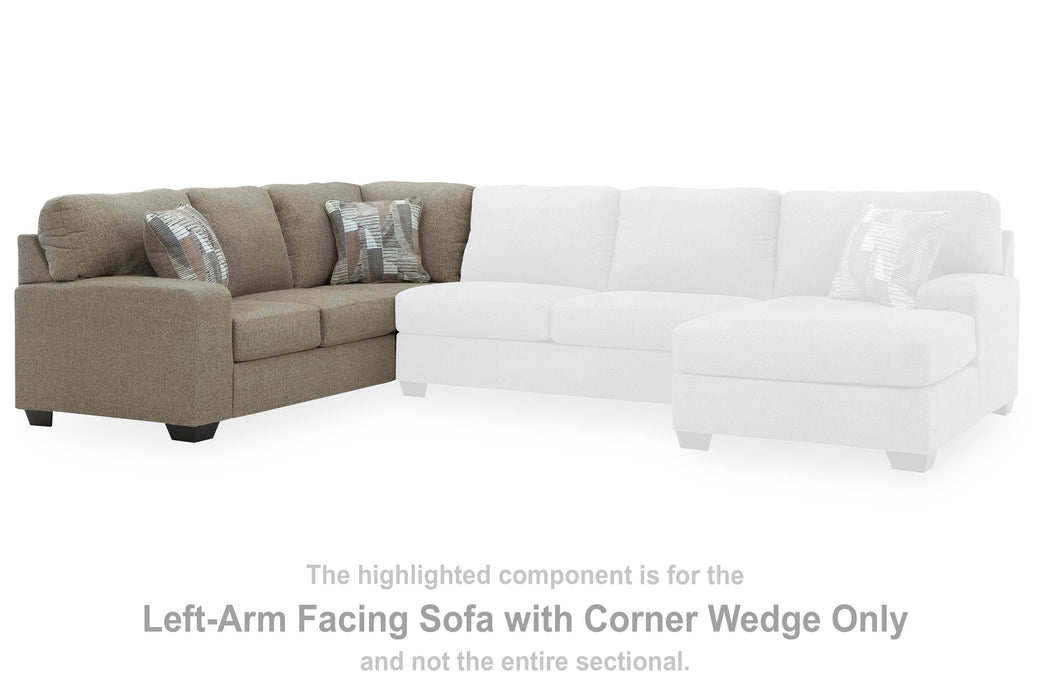 Newellen Sectional with Chaise - Furniture 4 Less (Jacksonville, NC)