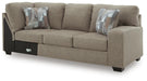 Newellen Sectional with Chaise - Furniture 4 Less (Jacksonville, NC)