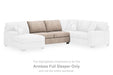 Newellen Sleeper Sectional with Chaise - Furniture 4 Less (Jacksonville, NC)