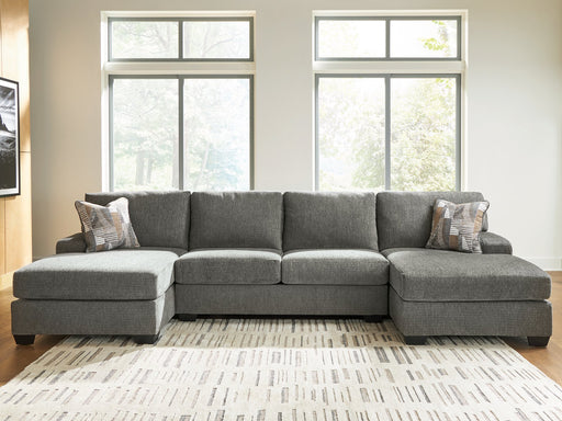 Clarington Sectional with Double Chaise - Furniture 4 Less (Jacksonville, NC)