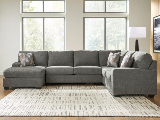 Clarington Sectional with Chaise - Furniture 4 Less (Jacksonville, NC)