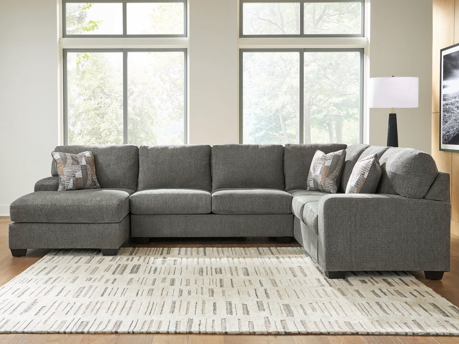 Clarington Sleeper Sectional with Chaise - Furniture 4 Less (Jacksonville, NC)