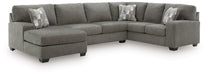 Clarington Sectional with Chaise - Furniture 4 Less (Jacksonville, NC)