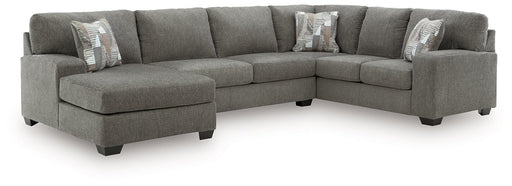 Clarington Sectional with Chaise - Furniture 4 Less (Jacksonville, NC)