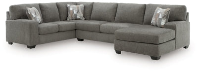 Clarington Sectional with Chaise - Furniture 4 Less (Jacksonville, NC)