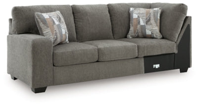 Clarington Sectional with Chaise - Furniture 4 Less (Jacksonville, NC)