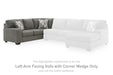 Clarington Sectional with Chaise - Furniture 4 Less (Jacksonville, NC)