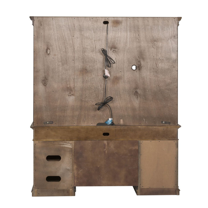 Amelia Jr Executive Credenza Set - Furniture 4 Less (Jacksonville, NC)