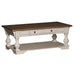 Liberty Morgan Creek Cocktail Table in Antique White - Furniture 4 Less (Jacksonville, NC)