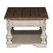 Morgan Creek Cocktail Table in Antique White - Furniture 4 Less (Jacksonville, NC)