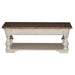 Morgan Creek Cocktail Table in Antique White - Furniture 4 Less (Jacksonville, NC)