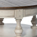 Morgan Creek Round Cocktail Table in Antique White - Furniture 4 Less (Jacksonville, NC)