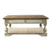 Morgan Creek Cocktail Table in Antique White - Furniture 4 Less (Jacksonville, NC)