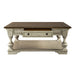 Morgan Creek Cocktail Table in Antique White - Furniture 4 Less (Jacksonville, NC)
