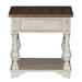 Morgan Creek End Table in Antique White - Furniture 4 Less (Jacksonville, NC)
