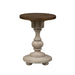 Morgan Creek Chair Side Table in Antique White - Furniture 4 Less (Jacksonville, NC)